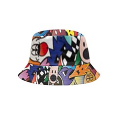 Cartoon Explosion Cartoon Characters Funny Inside Out Bucket Hat (kids) by uniart180623