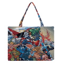 80 s Cartoons Cartoon Masters Of The Universe Zipper Medium Tote Bag by uniart180623