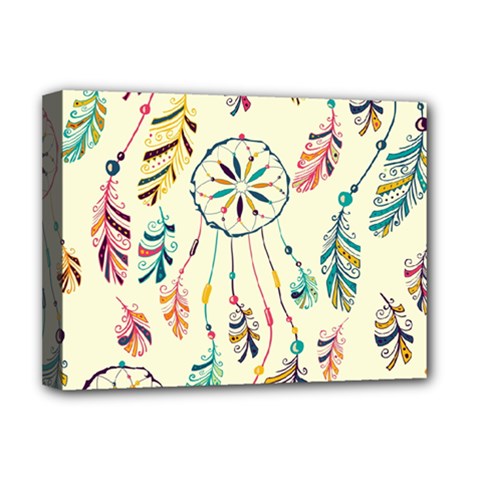 Dreamcatcher Abstract Pattern Deluxe Canvas 16  X 12  (stretched) 