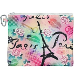 From Paris Abstract Art Pattern Canvas Cosmetic Bag (xxxl) by uniart180623