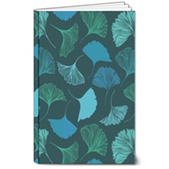 Pattern Plant Abstract 8  X 10  Softcover Notebook
