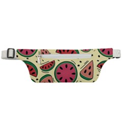 Watermelon Pattern Slices Fruit Active Waist Bag by uniart180623