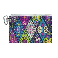 Ethnic Pattern Abstract Canvas Cosmetic Bag (large)