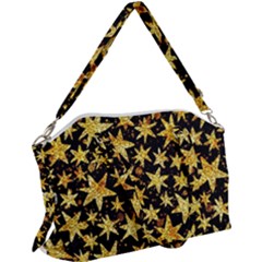 Shiny Glitter Stars Canvas Crossbody Bag by uniart180623