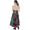 Flower Patterns Ornament Pattern Tie Back Maxi Dress View2