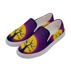 Empty Tree Leafless Stem Bare Branch Women s Canvas Slip Ons by uniart180623