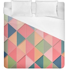 Background Geometric Triangle Duvet Cover (king Size) by uniart180623