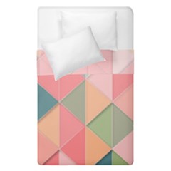 Background Geometric Triangle Duvet Cover Double Side (single Size) by uniart180623