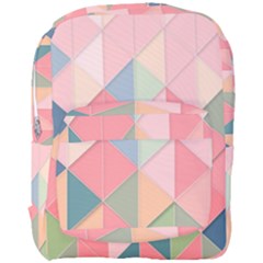Background Geometric Triangle Full Print Backpack by uniart180623
