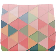 Background Geometric Triangle Seat Cushion by uniart180623