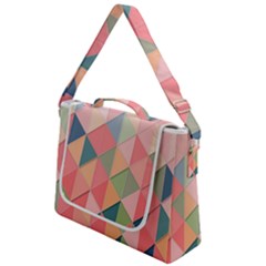 Background Geometric Triangle Box Up Messenger Bag by uniart180623