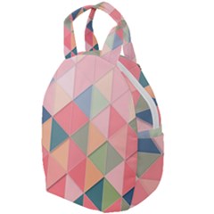 Background Geometric Triangle Travel Backpack by uniart180623