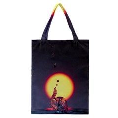 High Speed Waterdrop Drops Water Classic Tote Bag by uniart180623