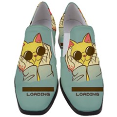 Loading Cat Cute Cuddly Animal Sweet Plush Women Slip On Heel Loafers by uniart180623