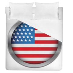 United Of America Usa Flag Duvet Cover (queen Size) by Celenk