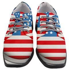 United Of America Usa Flag Women Heeled Oxford Shoes by Celenk