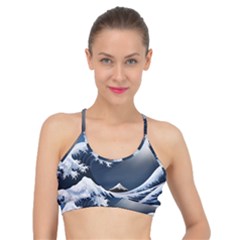 The Great Wave Off Kanagawa Basic Training Sports Bra by Grandong