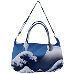 The Great Wave Off Kanagawa Removable Strap Handbag by Grandong