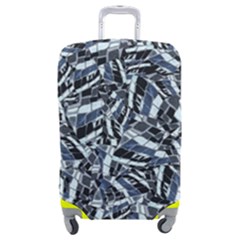 Cobalt Kaleidoscope Print Pattern Design Luggage Cover (medium) by dflcprintsclothing