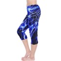 Lines Flash Light Mystical Fantasy Capri Leggings  View3