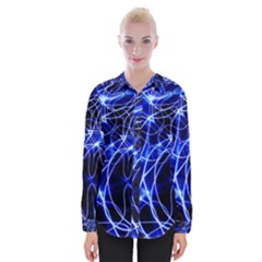 Lines Flash Light Mystical Fantasy Womens Long Sleeve Shirt