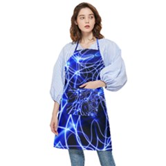 Lines Flash Light Mystical Fantasy Pocket Apron