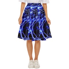 Lines Flash Light Mystical Fantasy Classic Short Skirt