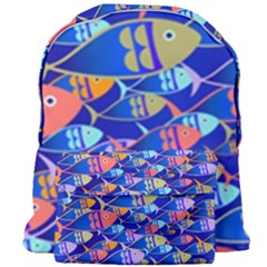 Sea Fish Illustrations Giant Full Print Backpack by Mariart