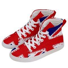 Union Jack London Flag Uk Men s Hi-top Skate Sneakers by Celenk