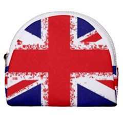 Union Jack London Flag Uk Horseshoe Style Canvas Pouch