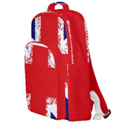 Union Jack London Flag Uk Double Compartment Backpack by Celenk