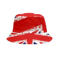 Union Jack London Flag Uk Inside Out Bucket Hat by Celenk