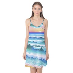 Ocean Sea Waves Beach Camis Nightgown 