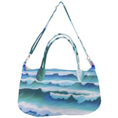 Ocean Sea Waves Beach Removable Strap Handbag