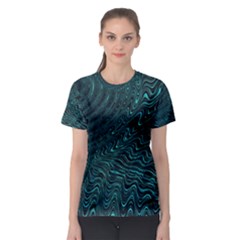 Wave Circle Ring Water Women s Sport Mesh Tee