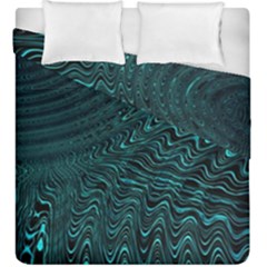 Wave Circle Ring Water Duvet Cover Double Side (King Size)