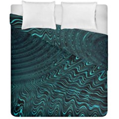 Wave Circle Ring Water Duvet Cover Double Side (California King Size)