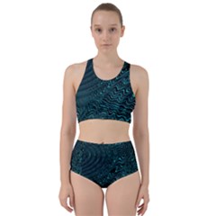 Wave Circle Ring Water Racer Back Bikini Set