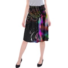 Festive Freak Midi Beach Skirt