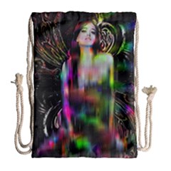 Festive Freak Drawstring Bag (large) by MRNStudios