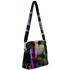 Festive Freak Zipper Messenger Bag by MRNStudios