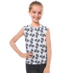 Alien Creatures Dance Pattern Kids  Mesh Tank Top by dflcprintsclothing