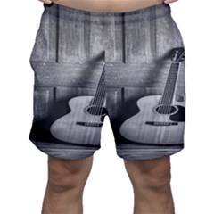 Acoustic Guitar Men s Shorts by artworkshop
