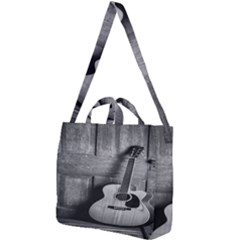 Acoustic Guitar Square Shoulder Tote Bag by artworkshop