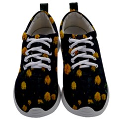 Bloomed Yellow Petaled Flower Plants Mens Athletic Shoes by artworkshop