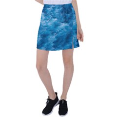 Blue Water Speech Therapy Tennis Skirt by artworkshop