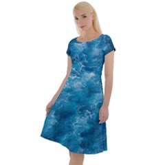 Blue Water Speech Therapy Classic Short Sleeve Dress