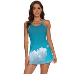 Clouds Hd Wallpaper 2-in-1 Flare Activity Dress by artworkshop