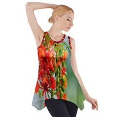 Gathering Sping Flowers Wallpapers Side Drop Tank Tunic by artworkshop