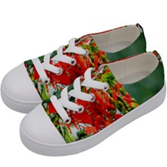 Gathering Sping Flowers Wallpapers Kids  Low Top Canvas Sneakers by artworkshop